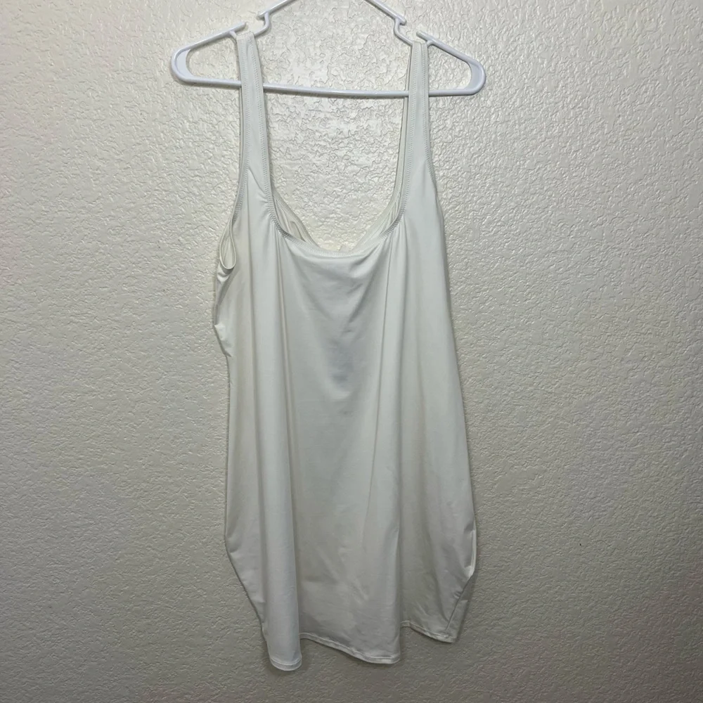 Skims Swim Tank Dress White Size 4X